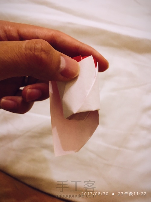折り紙-折纸•玫瑰I 第20步