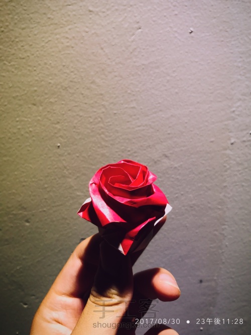 折り紙-折纸•玫瑰I 第27步