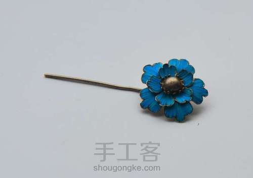 仿点翠之小花花 第1步