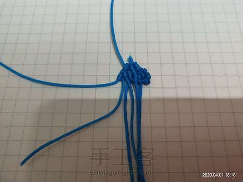 仿点翠之小花花迷你版 第12步