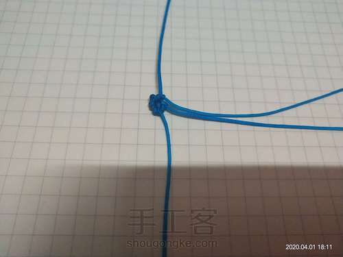 仿点翠之小花花迷你版 第6步