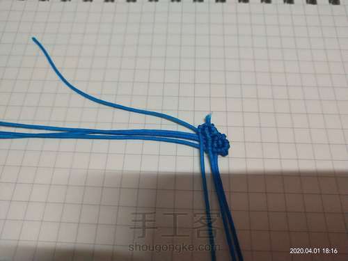 仿点翠之小花花迷你版 第9步