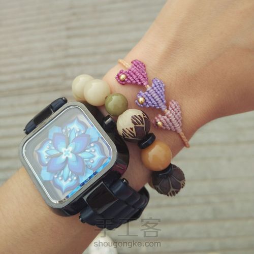 心形友谊手链~ 第13步