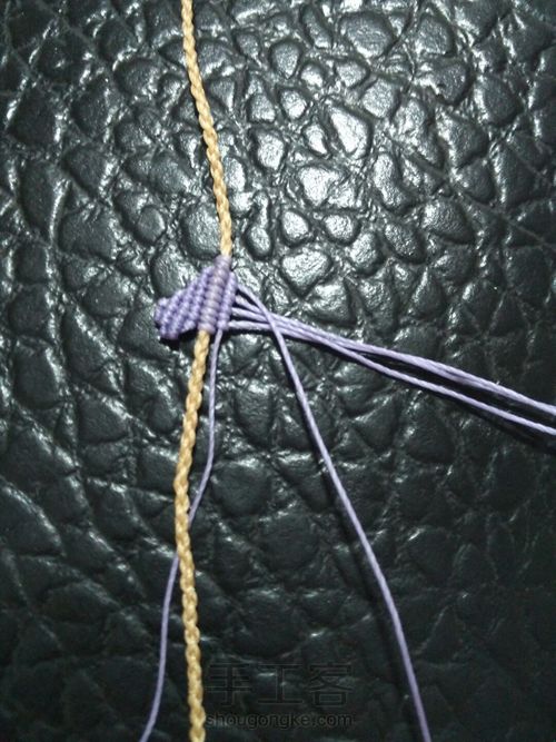 心形友谊手链~ 第6步