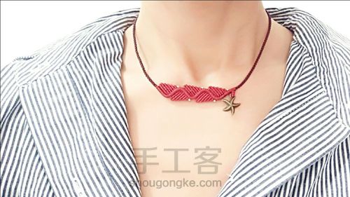 涟漪~ 百搭锁骨链 第13步