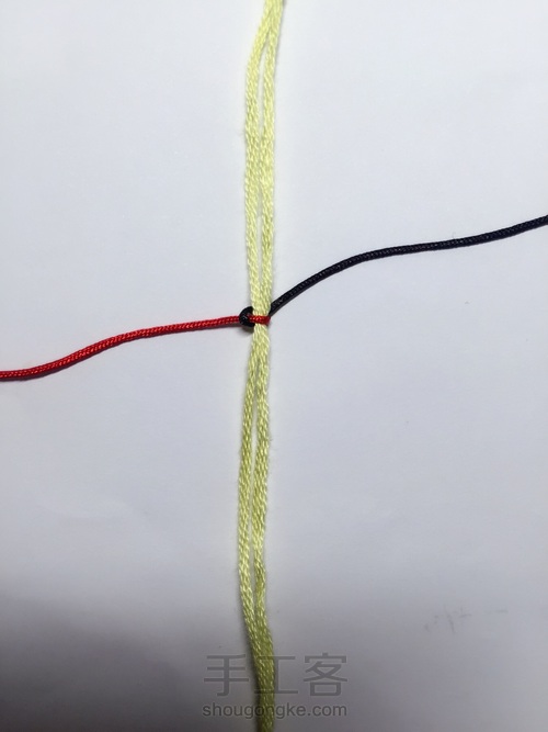 金刚结#转运珠手链 第12步