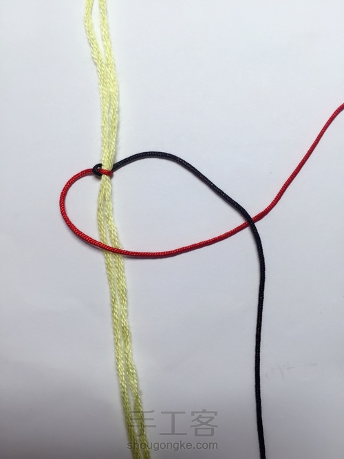 金刚结#转运珠手链 第13步