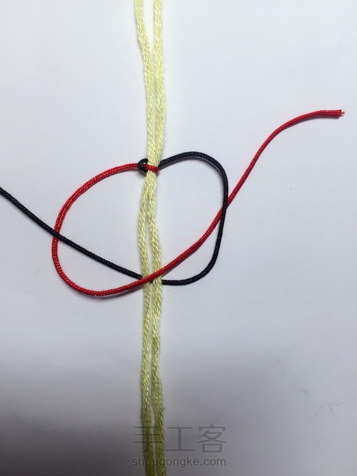 金刚结#转运珠手链 第14步