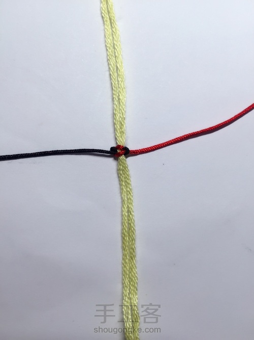 金刚结#转运珠手链 第15步