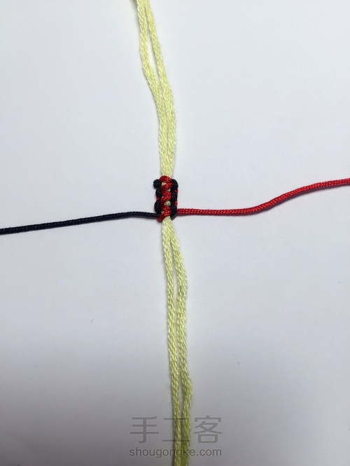 金刚结#转运珠手链 第16步
