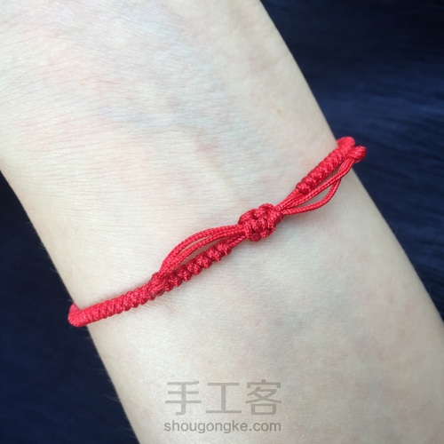 金刚结#转运珠手链 第8步