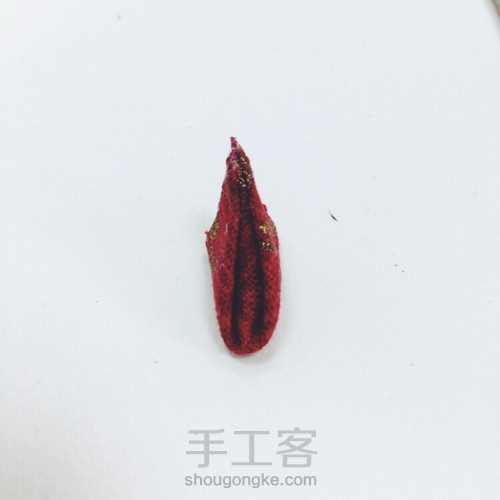 细工花发圈 第4步