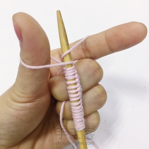 棒针围巾 第4步