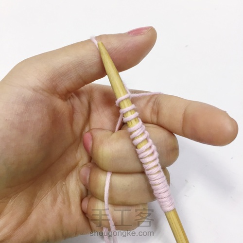 棒针围巾 第5步