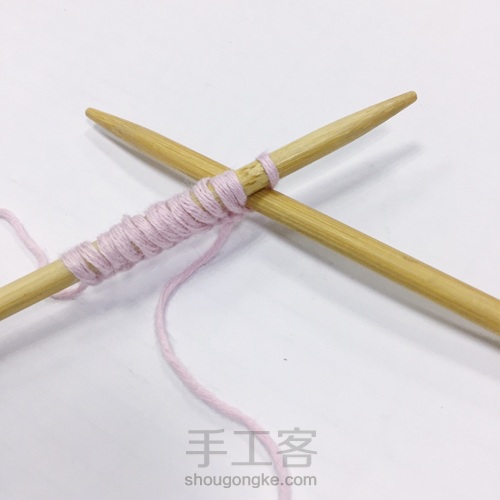 棒针围巾 第7步