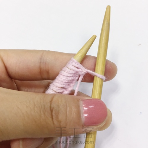 棒针围巾 第10步