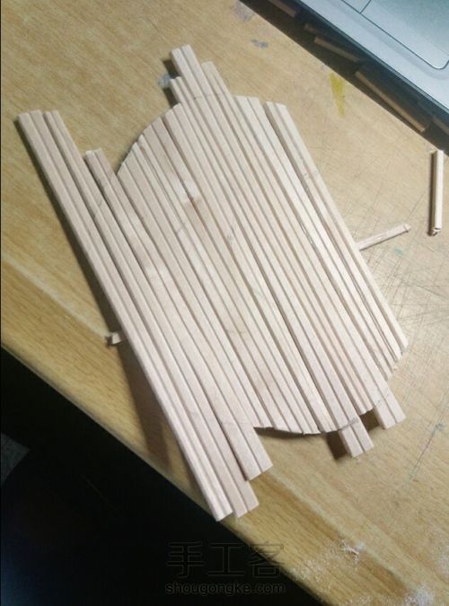 一次性筷子手工制作尤克里里工艺品 第15步
