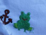 手工刺绣 小青蛙