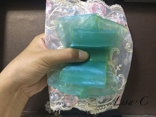 蕾丝蝴蝶结，满满的少女心 第7步