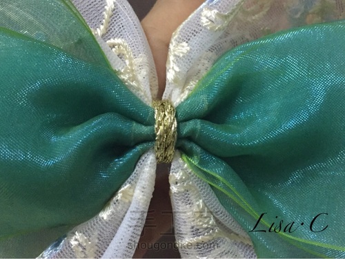 蕾丝蝴蝶结，满满的少女心 第13步