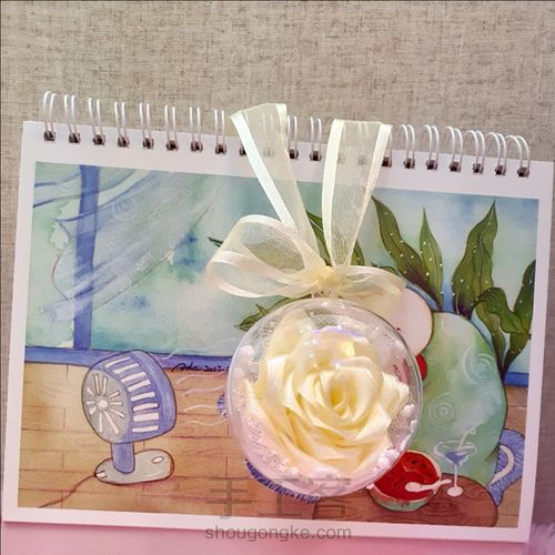 丝带玫瑰挂饰 第23步