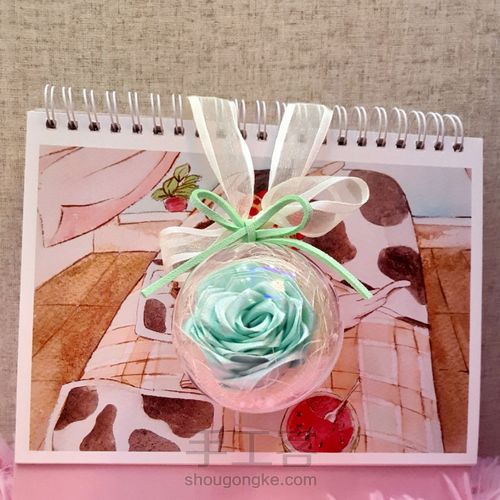 丝带玫瑰挂饰 第24步