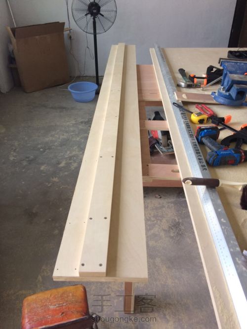 木工入门系列课程-DIY自己的电圆锯切割导轨 第5步