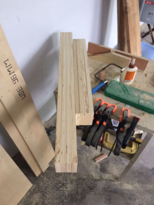 木工入门系列课程-自制工作台 第8步