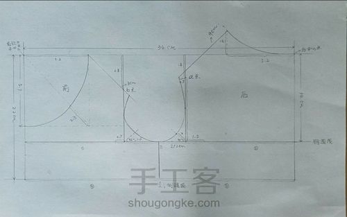 童装礼服上身制版，来了解一下 第6步