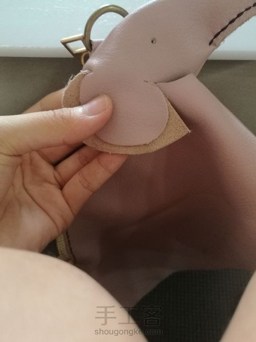 牛皮大象包~ 第13步
