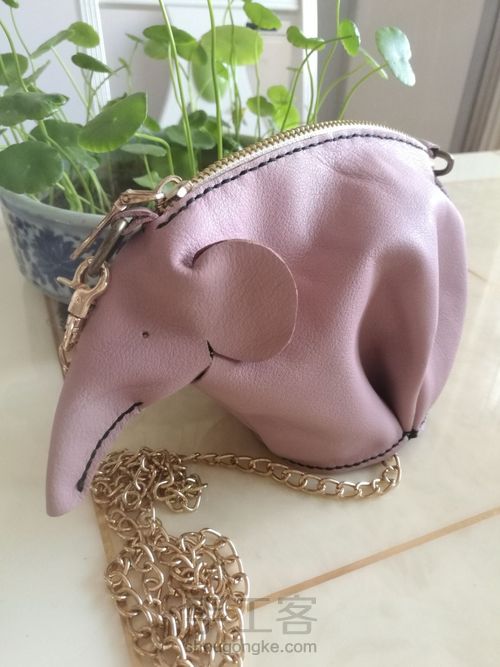 牛皮大象包~ 第16步