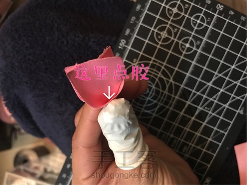 丝带 缎带 荷花花枝 第18步