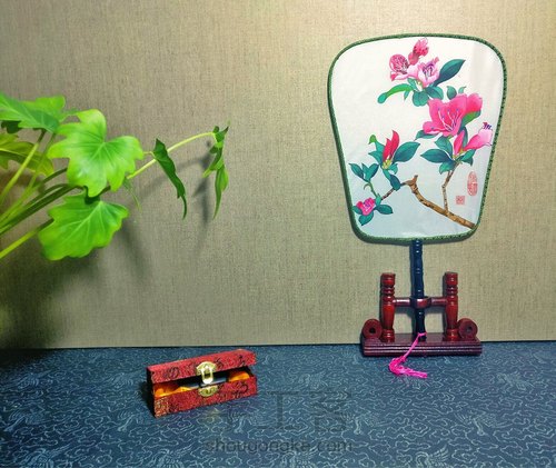 海棠/水墨宫扇 第1步