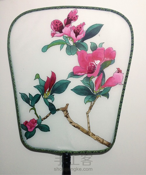 海棠/水墨宫扇 第6步