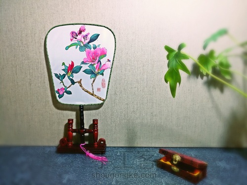 海棠/水墨宫扇 第8步