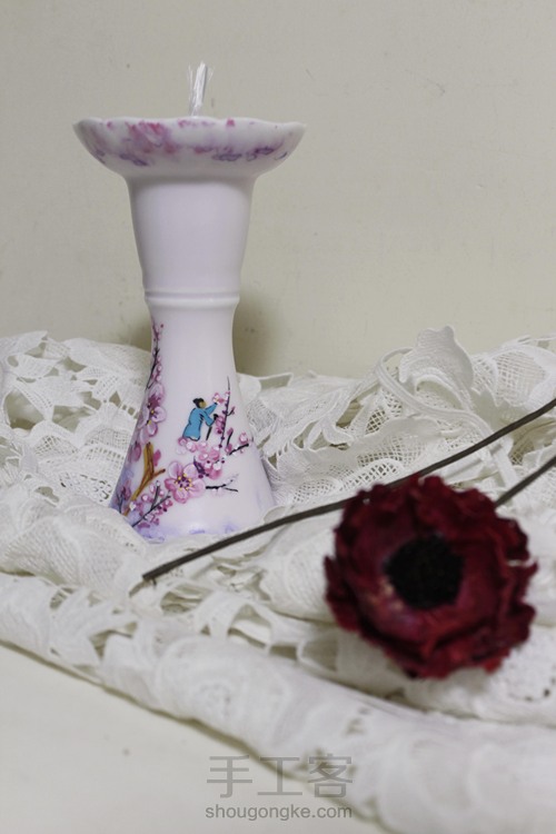 中式禅意装饰油灯 第22步