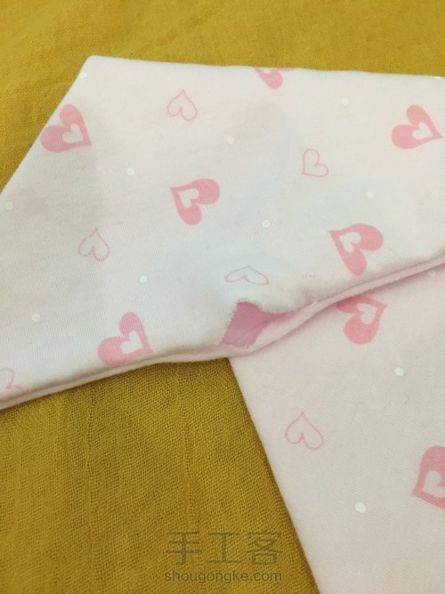 婴幼儿三角巾口水巾【成品可售】 第4步