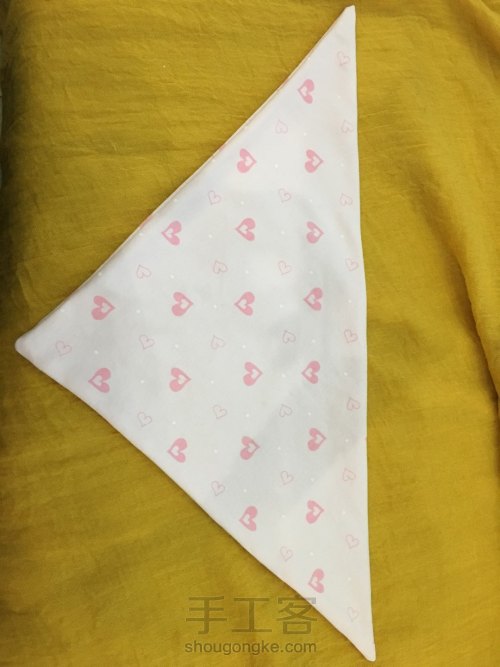 婴幼儿三角巾口水巾【成品可售】 第5步
