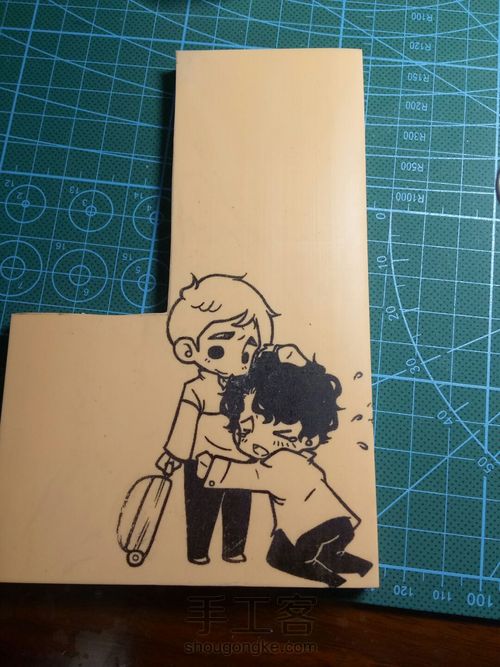 橡皮章转印(洗甲水) 第7步