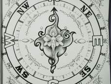 问了两个朋友一人给了一个字“灵“北””所以就有了这幅画… 问了两个朋友一人给了一个字“灵“北””所以就有了这幅画…