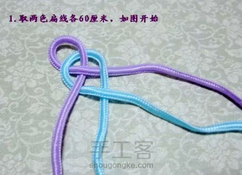 青花瓷中国风发夹 第1步