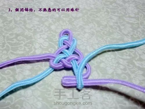 青花瓷中国风发夹 第3步