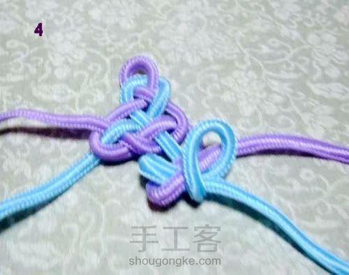 青花瓷中国风发夹 第4步