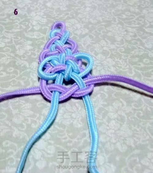 青花瓷中国风发夹 第6步