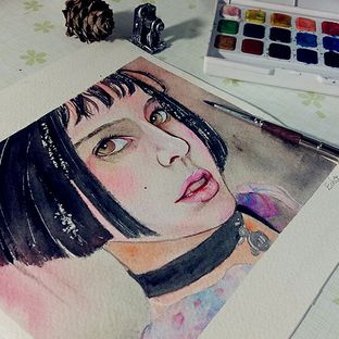 手绘 这个杀手不太冷