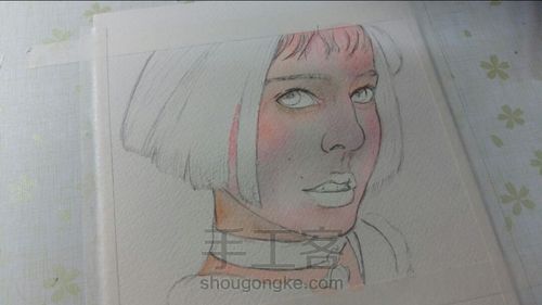 手绘 这个杀手不太冷 第2步