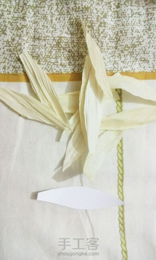 玉米叶子变成花 第4步