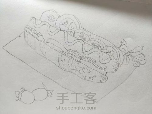 彩铅画 第2步