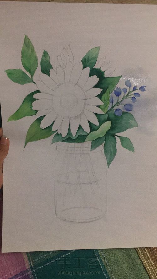 阳光向日葵 第4步