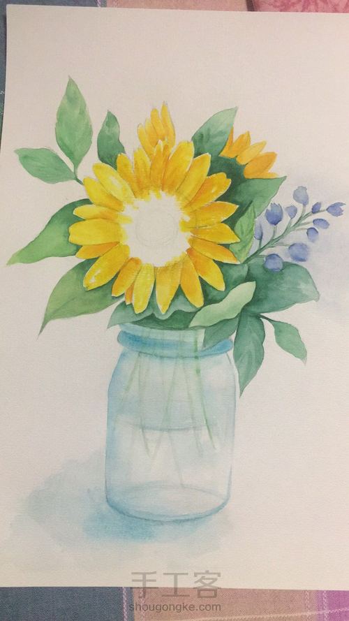 阳光向日葵 第5步